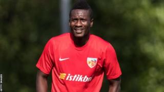 Rutahizamu wa Ghana Asamoah Gyan amaze gukina mu marushanwa atandatu y'igikombe cy'Afurika cy'ibihugu