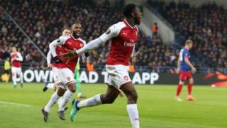 Danny Welbeck na murnar farke kwallon farko