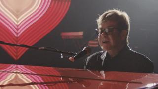 Sir Elton John in the John Lewis Christmas advert
