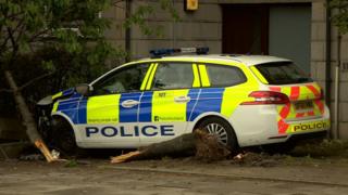 Crash scene