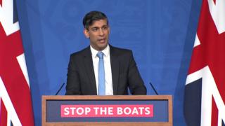 Rishi Sunak speaks at Downing Street news conference