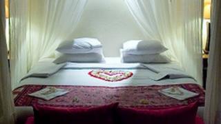 a bed