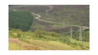 Loidhnichean-dealain faisg air an Drochaid Bhruthainn