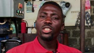 Taiwo na graduate wey learn mechanic work for internet.