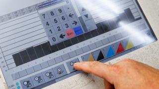 Una pantalla táctil