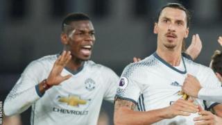 Zlatan Ibrahimovic na Paul Pogba wote waliifungia Man U