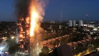 пожар в Лондоне