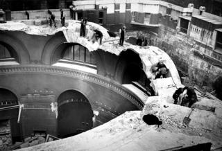 Demolition of the "old bank", Bank of England, London, 1920s/30s
