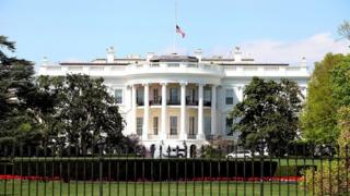 The White House south facade, in Washington, DC