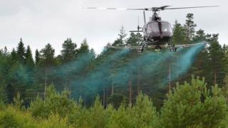 Aerial spraying