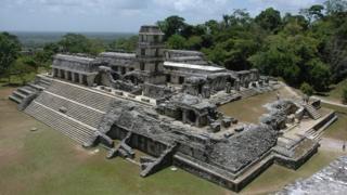 Mayan ruins in Palenque, Mexico