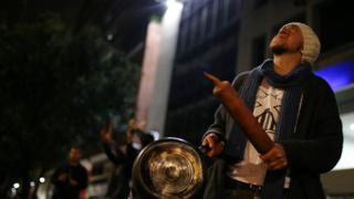 Protesta en Colombia