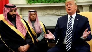 ترامب استقبل ابن سلمان في البيت الأبيض في مارس/آذار الماضي