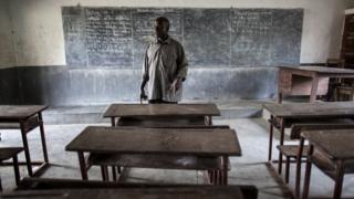 Une salle de classe en Guinée (archive)
