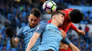 Nicolas Otamendi and John Stones