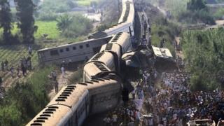 مصر ٹرین حادثہ