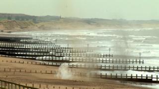 Explosion at beach