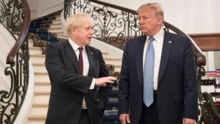 Boris Johnson and Donald Trump