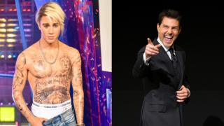 Bieber and Cruise