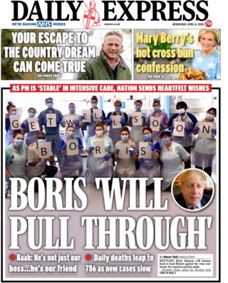 Daily Express 8 April 2020