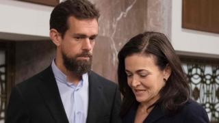 Jack Dorsey and Sheryl Sandberg