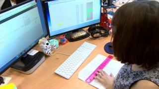 Young office worker
