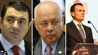 Paulo Marcos de Farias, Teori Zavascki e Márcio Schiefler Fontes