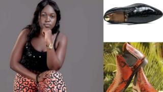 Edem Shoes est une marque de chaussures crée par la jeune entrepreneure togolaise, Odile Essowè Tchaou, 22ans, étudiante en génie civile.