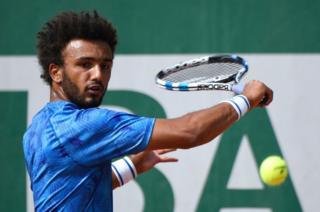 Maxime Hamou at the French Open 2017