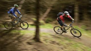 Mountain bikers