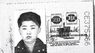 김정은의 것으로 추정되는 브라질 여권 사본