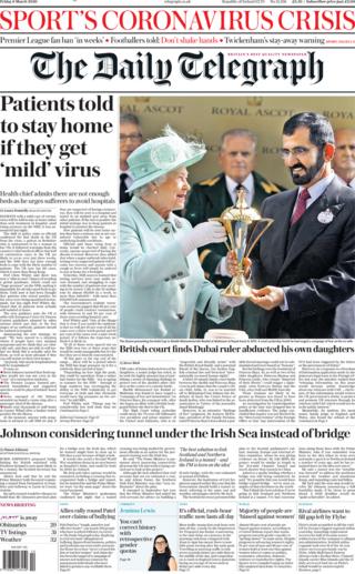 Daily Telegraph 6 March