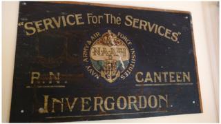 Canteen sign