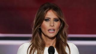 Melania Trump se dirige a la Convención Nacional Republicana