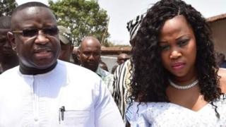 Julius Maada Biio and Fatima Bio