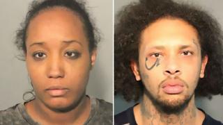 Ina Rogers and Jonathan Allen mug shots