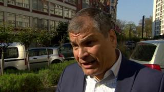 Rafael Correa, expresidente de Ecuador