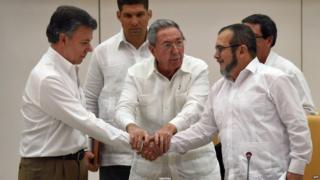 Makubaliano ya amani nchini Colombia kati ya waasi na serikali