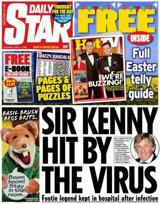 The Daily Star front page 11 April