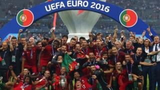 'Yan wasan Portugal da suka ci kofin Turai na gasar 2016, a Faransa