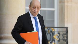 Fransa Dışişleri Bakanı Jean-Yves Le Drian