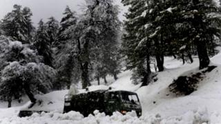 کشمیر برف