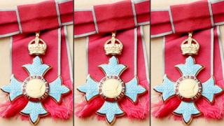 CBE medal.