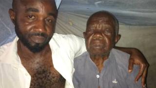 Celestine Egbunuche ati ọmọ rẹ Paul ni ọgbọ ẹwọn