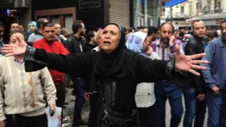 الانفجار الذي استهدف كنيسة مار جرجس في مدينة طنطا (صورة أرشيفية)