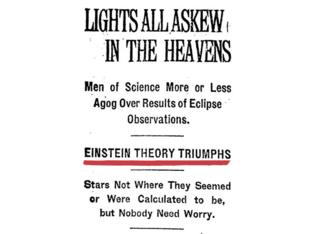 Artigo no New York Times em 1919