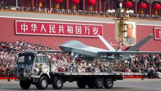 Armamento en el desfile militar de Pekín, 1 de octubre de 2019.