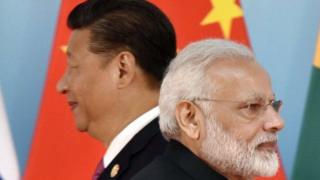 नरेंद्र मोदी, शी जिनपिंग