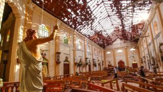 Iglesia devastada