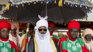 The Emir of Kano (in white) and his royal guards - 2017